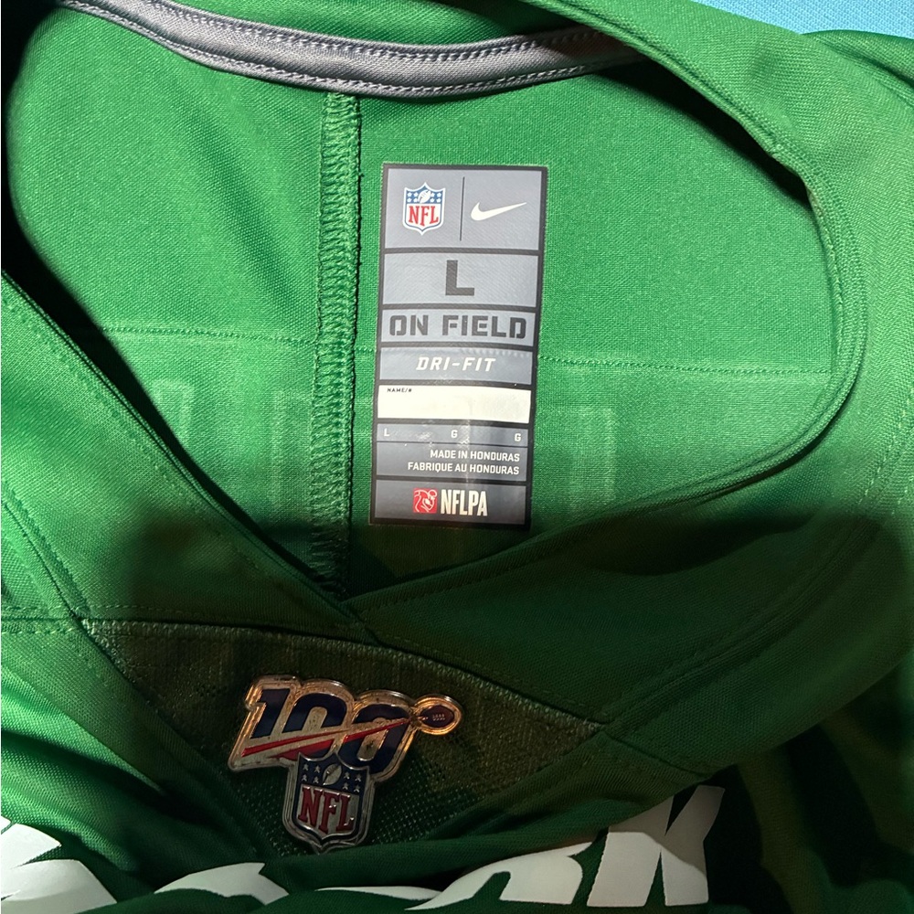 Green Football Jersey Nike NFL NewYork Jets - Picture 4 of 6